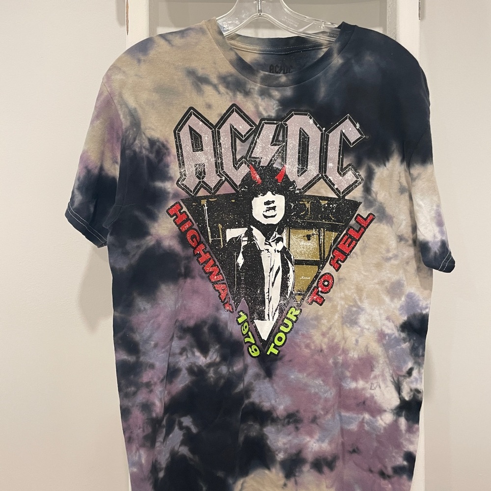 ACDC Tie Dye Band Tee / NWOT